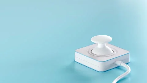 Rotating controller smooth motion .isometrics Stock Footage 205352252