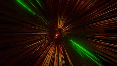 Rotating cool particles tunnel 3d illustration vj loop Stock Footage 298139851