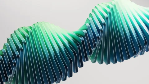 Rotating creative shapes geometries background, 3d rendering. Stock Footage 336826230