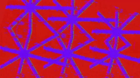 Rotating cross animation with retro Stock Footage 223804290