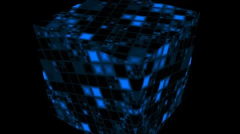Rotating cube Stock Footage 8920993