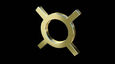 Rotating currency symbol Stock Footage 48670824