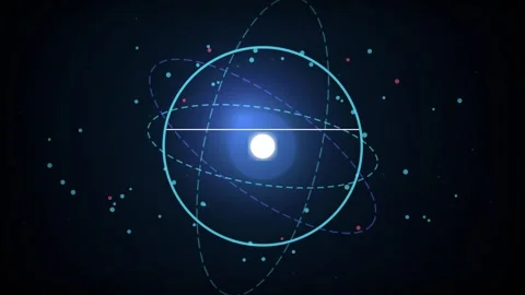 Rotating Data Sphere Loop - Blue Cybersecurity Network Backdrop Stock-Footage 341954940