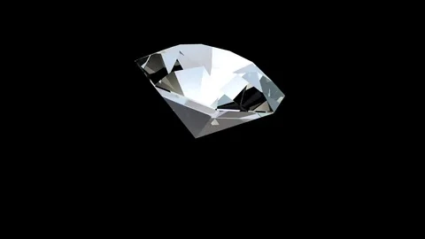 Rotating diamond 4k Stock Footage 70383804