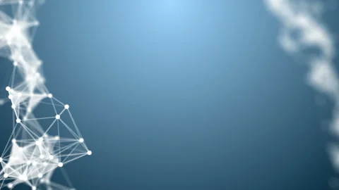 Rotating digital halo. Depth of field. Digital abstract background. Seamless Video stock 101422161