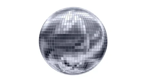 Rotating disco ball, animation Stock Footage 42056492