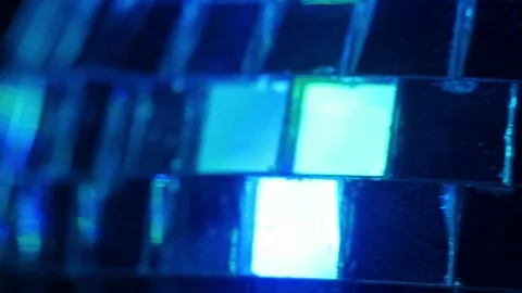 Rotating Disco Ball . Close Up Video stock 77078772