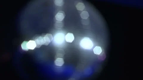 Rotating disco mirror ball. Stock Footage 126096765