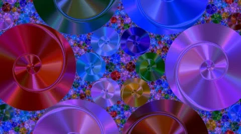 Rotating disks Stock Footage 8866341