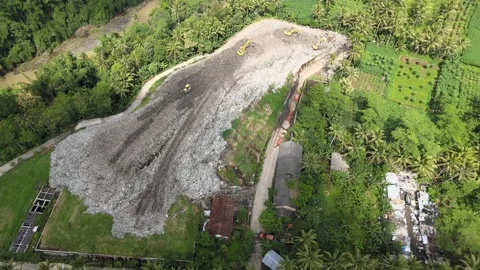 Rotating Disposal Area Video stock 148306260