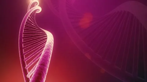 Rotating DNA Seamless Loop Stock-Footage 58344242