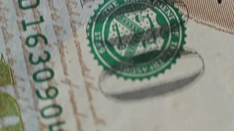 Rotating Dollars Banknotes 6 Stock Footage 42598334
