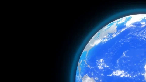 Rotating earth and transparent background, alpha channel, loop Vidéo 78504485