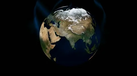 Rotating earth animation Stock Footage 22187741