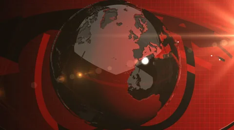 Rotating Earth Background Loopable Video stock 36392189