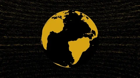 Rotating Earth With Digital Static Noise 11 Vídeos de archivo 126245954