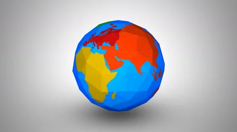 Rotating of Earth Stock Footage 57321789