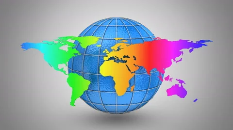 Rotating of Earth Stock Footage 64766463