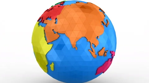 Rotating of Earth Stock Footage 65411290