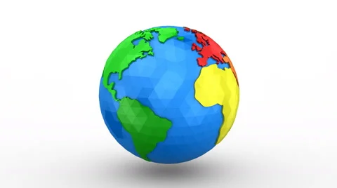Rotating of Earth Video stock 65411314