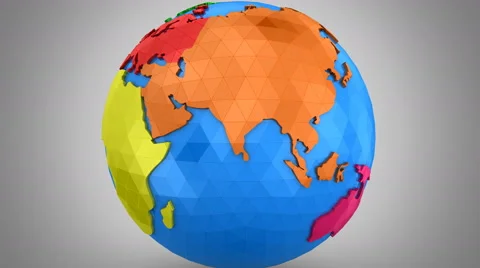 Rotating of Earth Stock Footage 65411345