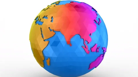 Rotating of Earth Stock Footage 65730729