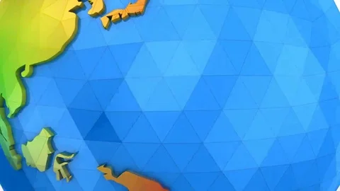 Rotating of Earth Stock Footage 69164689