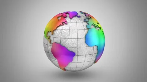 Rotating of Earth Video stock 69244191