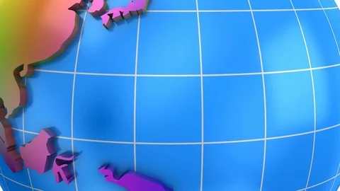 Rotating of Earth Stock Footage 69955928