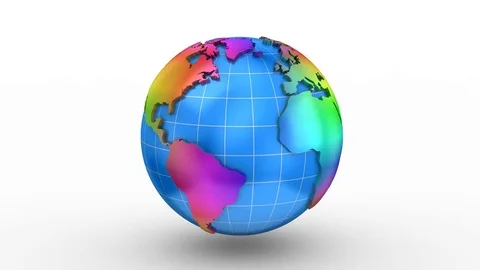 Rotating of Earth Stock Footage 69956169