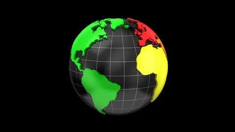 Rotating of Earth Stock Footage 79727414