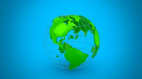 Rotating of Earth Stock Footage 127746222