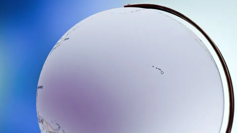 Rotating Earth Globe Approaches Belarus  Stock Footage 314430408