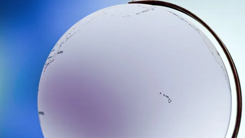 Rotating Earth Globe Approaches Moldova  Stock Footage 314458570