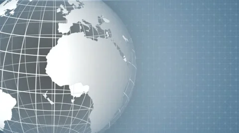 Rotating earth globe detailed texture map 6 Video stock 45963367