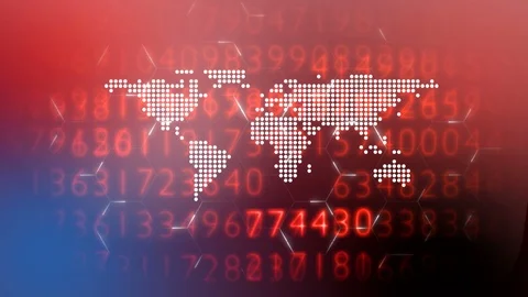 Rotating earth globe shadow texture Stock Footage 108205987