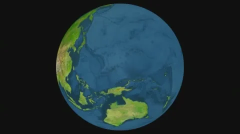 Rotating Earth from Space Stock Footage 65166072