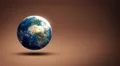Rotating Earth on a studio background 4k or 4k+ Resolution