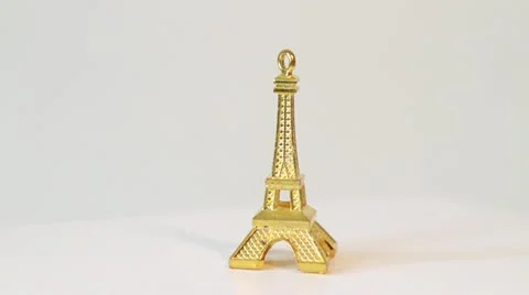 Rotating Eiffel tour 스톡 동영상 21260741