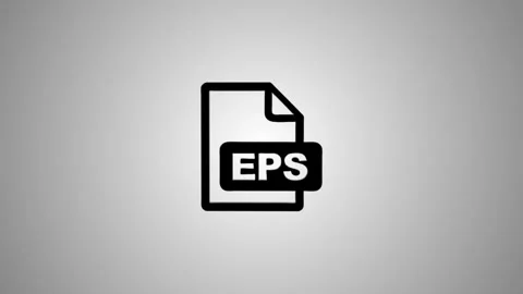 Rotating eps file extension icon on gray background with smooth animation a.. 스톡 동영상 346491057