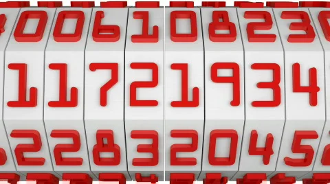 Rotating figures Stock Footage