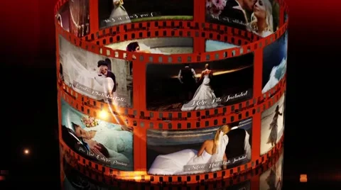 Rotating Film Display Stock After Effects