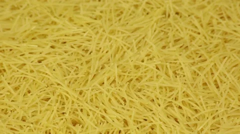 Rotating fine texture of noodles Stock Footage 45349219