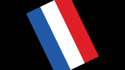 Rotating flag of the Netherlands Stock Footage 87798522