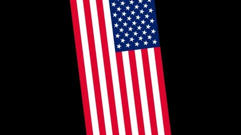 Rotating flag of the USA Stock-Footage 82838201