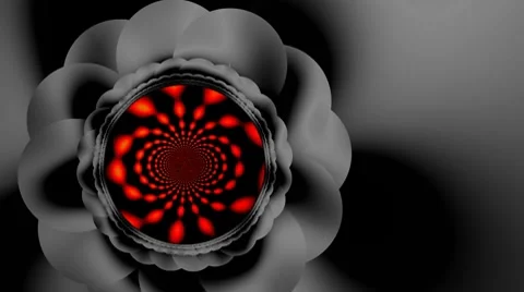 Rotating flower Stock Footage 8836339