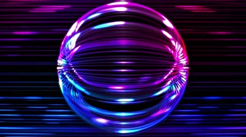 Rotating Form Sphere Stock Footage 41809180