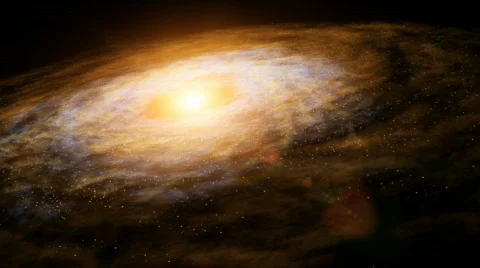 Rotating Galaxy HD Stock Footage 878368