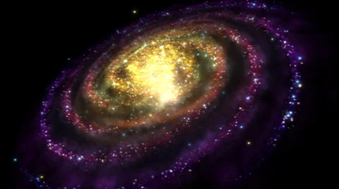 Rotating Galaxy - Loop Stock Footage 37060073