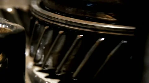 Rotating gears, close-up Stock Footage 60644622